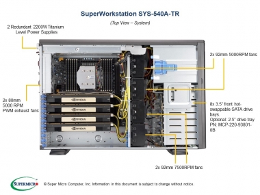 Stacja Robocza Tower Single 3gen Xeon, 7 PCIE 4.0, 10GBe